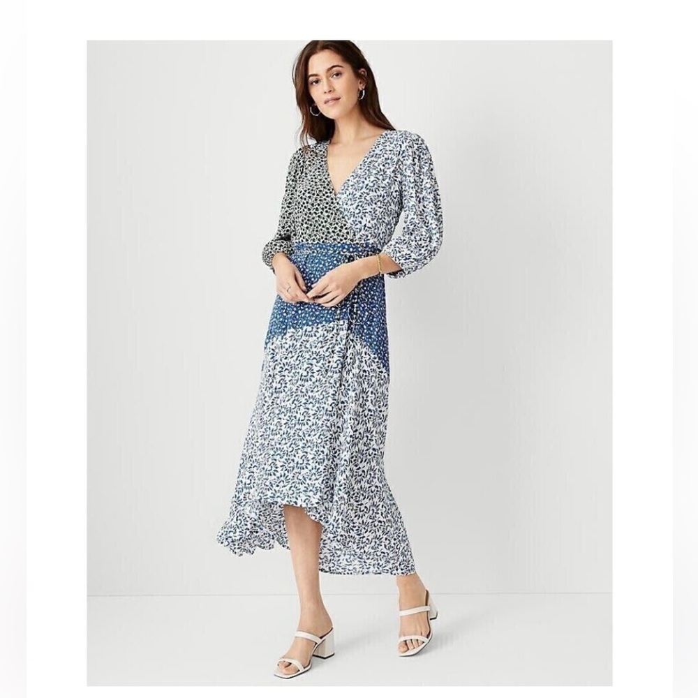 Ann Taylor Boho Wrap Dress -